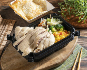 鹽水嫩大雞腿飯